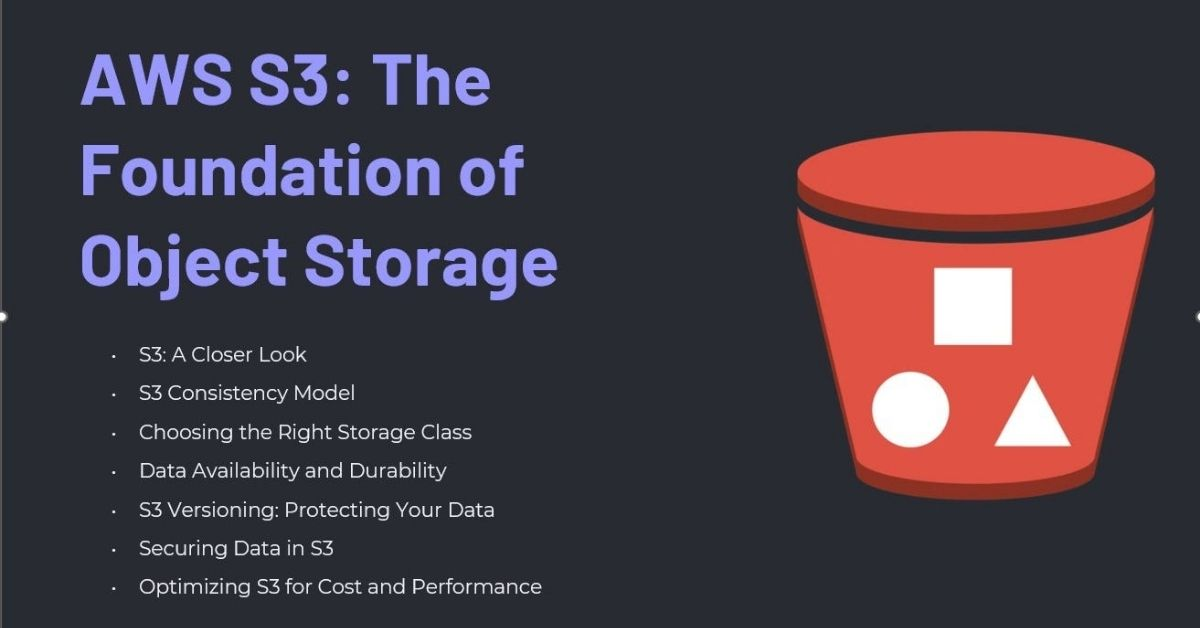 Amazon S3 Concepts and Best Practices for Data Security, Backup, and Compliance