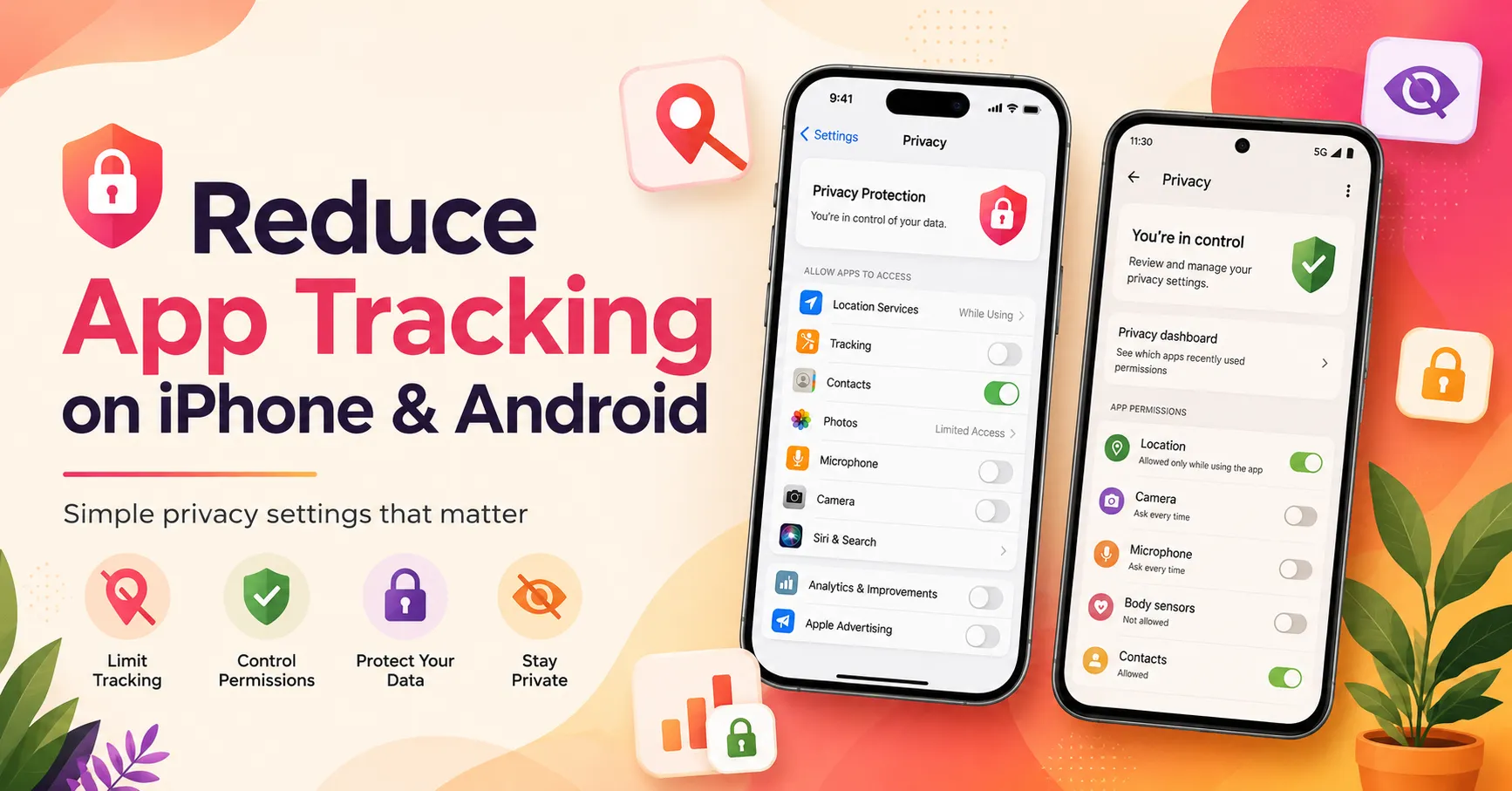reduce app tracking