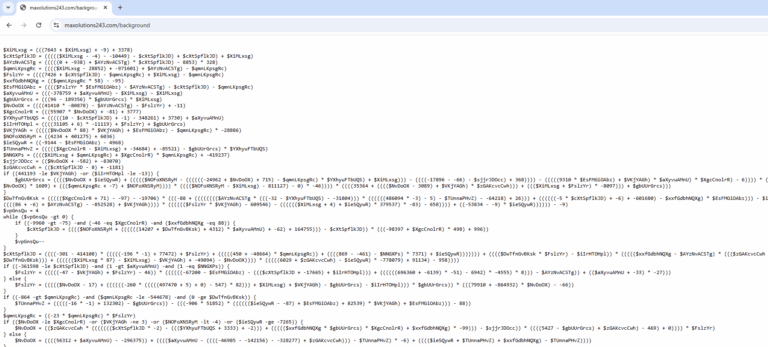Obfuscated_PowerShell 